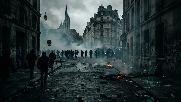 Paris Clashes Escalate Social Tension Across France