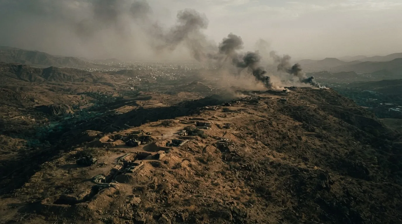 Saudi-Led Forces Strike Houthi Positions in Taiz