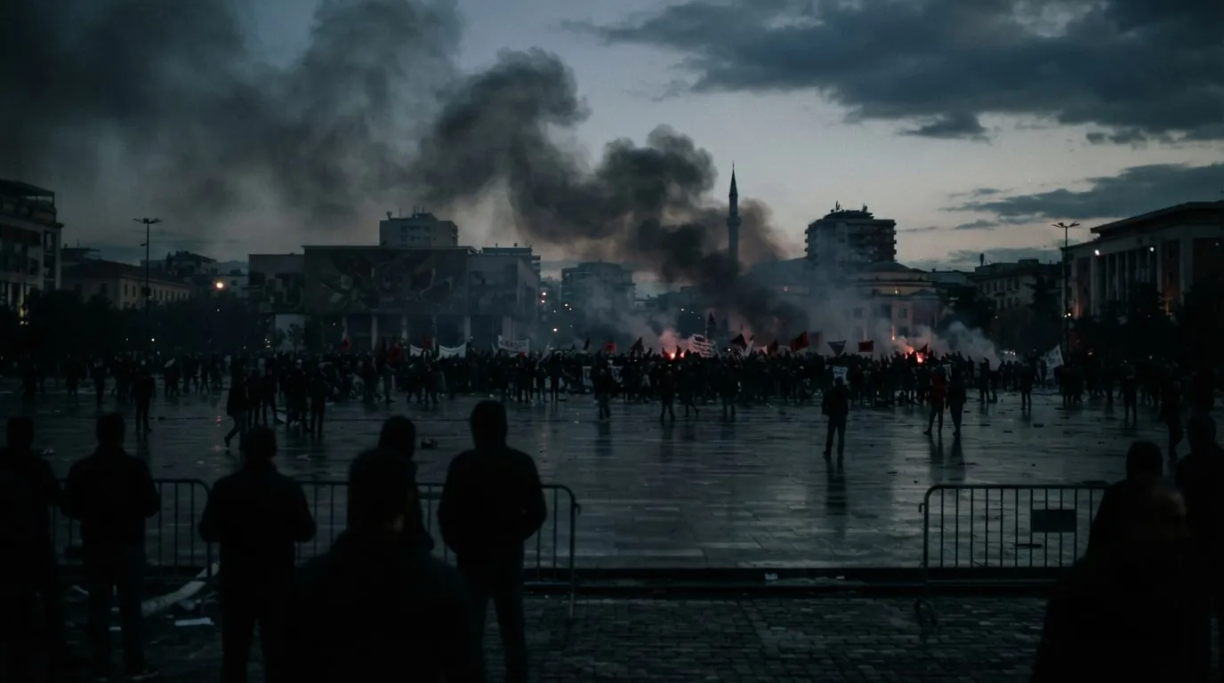 Violent Anti-Government Protests Escalate in Albania's Capital