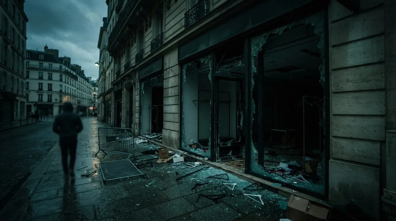 Ola de violencia y saqueos afecta al comercio de París