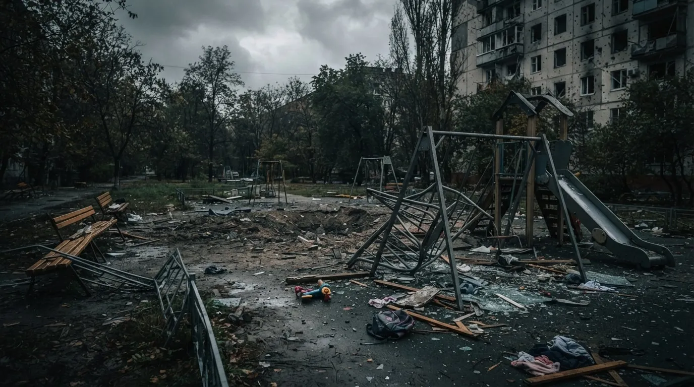 Russian Drone Strike on Ukrainian Park Kills Six