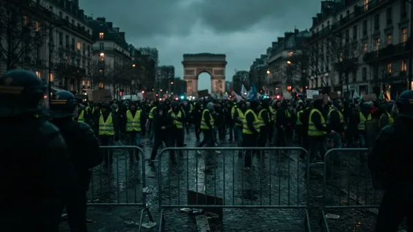 Protests Spread Across France as Yellow Vests Join In