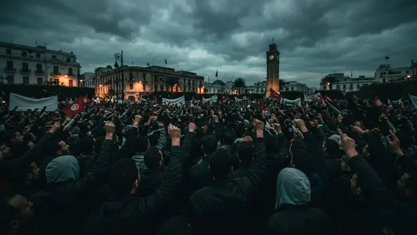 Thousands Protest in Tunisia Against Kais Saied's Government