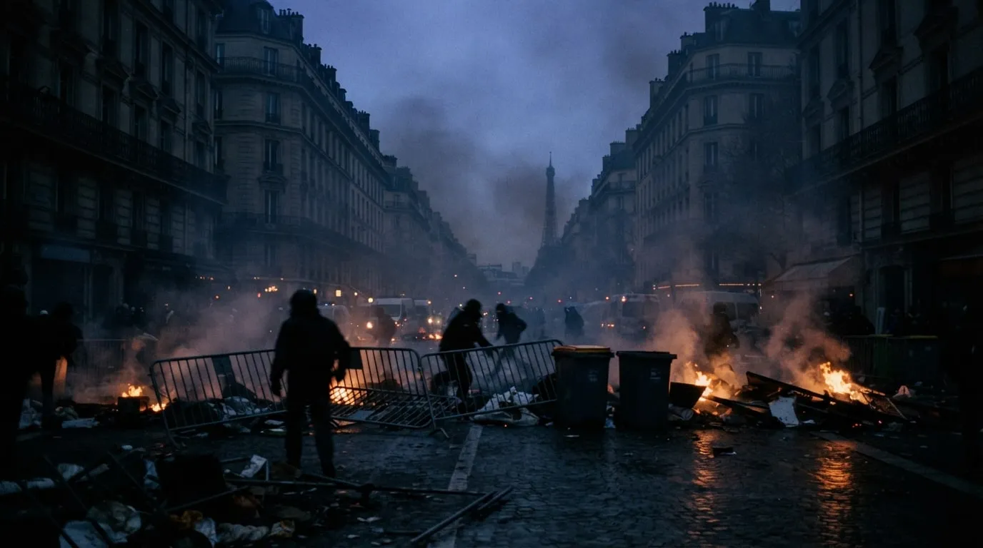 Protestos violentos na França elevam tensão social e risco político
