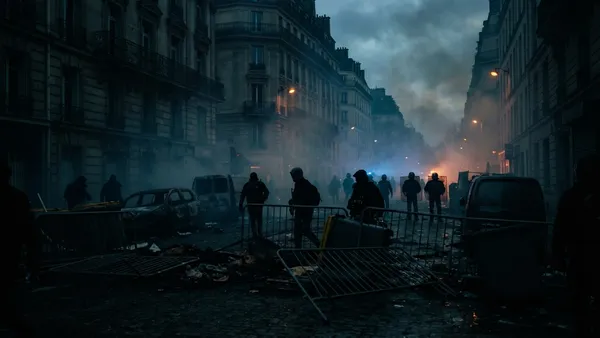 Violent Cost of Living Protests Erupt Across France